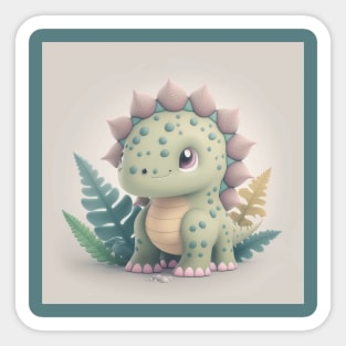 Pinky der Stegosaurus und die Dinosaurier Sticker